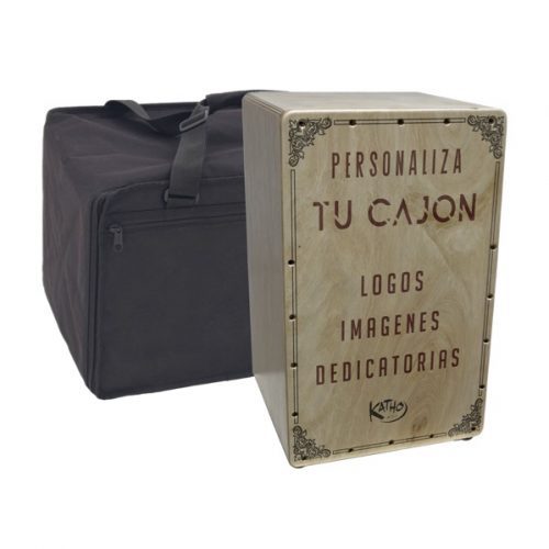 Cajón flamenco personalizado profesional + Funda de regalo
