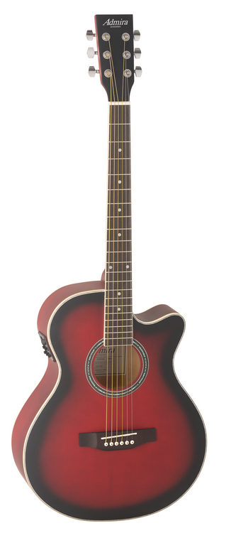 Carrito 7 GUITARRA ACÚSTICA ADMIRA INDIANA ROJA SATINADA