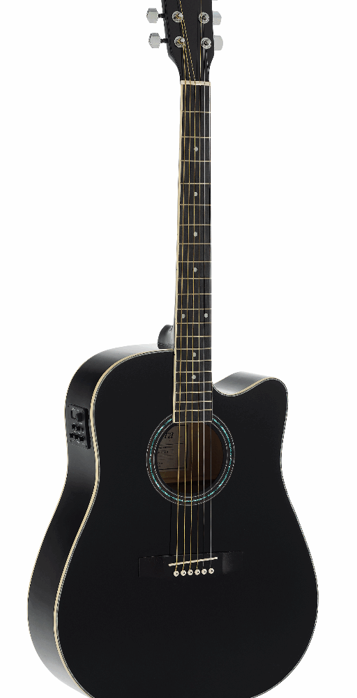 Carrito 9 GUITARRA ACÚSTICA ADMIRA TENNESSEE NEGRA SATINADA