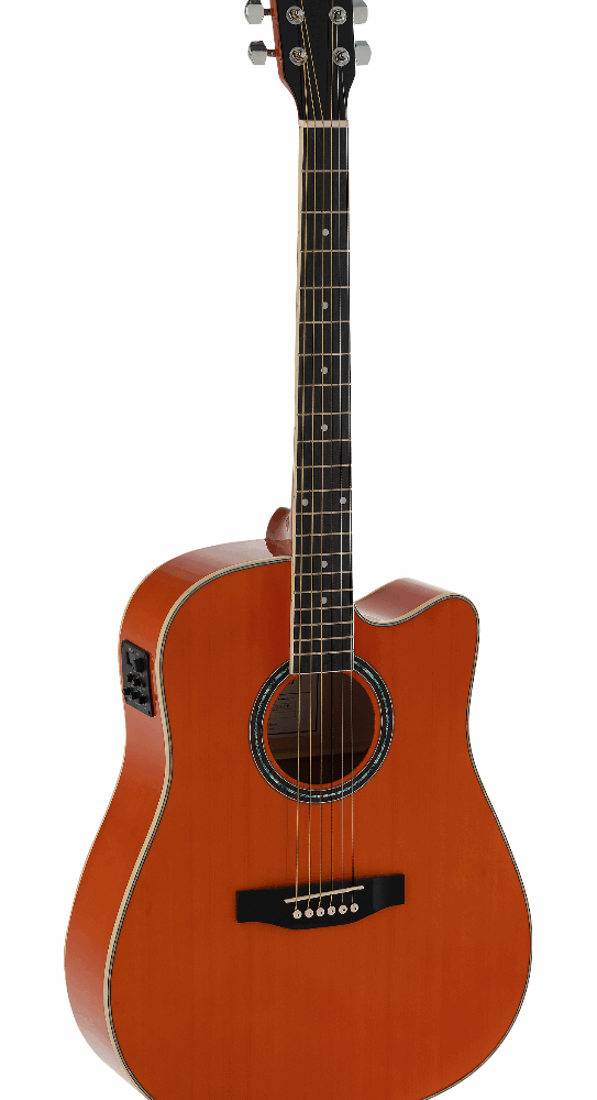 GUITARRA ACÚSTICA ADMIRA TENNESSEE NARANJA BRILLO