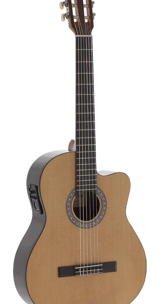 GUITARRA CLASICA ADMIRA SARA 4/4 ELECTRIFICADA CON CUTAWAY SERIE INICIACIÓN BRILLO