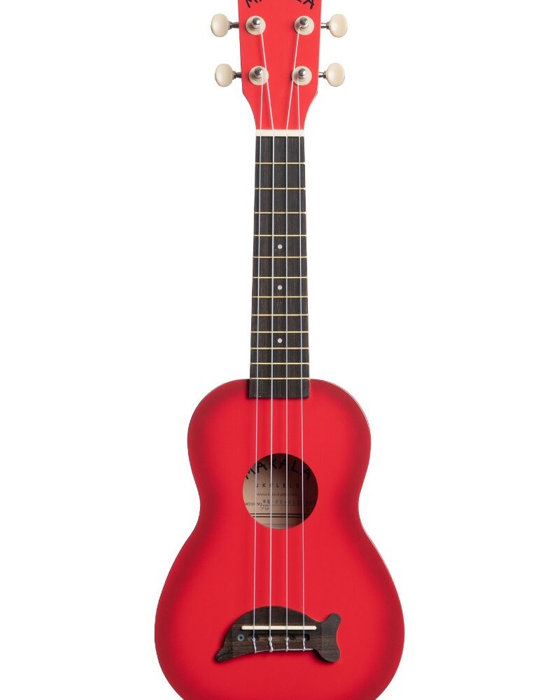 UKELELE SOPRANO MAKALA ROJO SOMBREADO SERIE DELFÍN