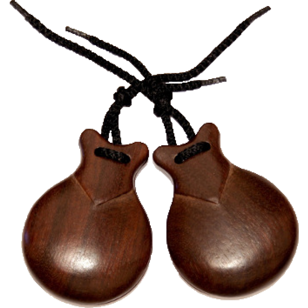 CASTAÑUELAS JALE DE IMITACIÓN BUBINGA NATURAL DEL Nº 5